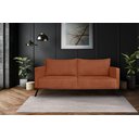 Ver imagem 3 de Sofá Atlas 2 Lugares 160cm Linho Boucle: Cobre