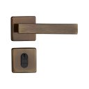 Ver imagem 1 de Fechadura Externa Concept Quadrada 409 Bronze Oxidado 40mm - Pado