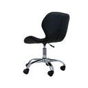 Ver imagem 7 de Cadeira de Escritório Office com Rodízios Estofada Slim Preto
