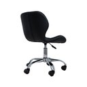 Ver imagem 6 de Cadeira de Escritório Office com Rodízios Estofada Slim Preto