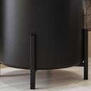 Ver mais imagens de Kit Porta Toalha Papeleira Lixeira 6 L Lovell Lavabo Preto Dhom