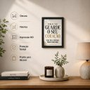 Ver imagem 7 de Quadro Decorativo Guarde o Seu Coração Provérbios 4:23