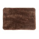 Ver imagem 1 de Tapete de Microfibra Comfort Marrom Plus 60x40cm - Uzoo Tapete Microfibra Comfort Plus 60x40cm