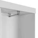 Ver imagem 5 de Guarda Roupa Solteiro 2 Portas de Correr 135cm Orazio Branco Fosco - Província