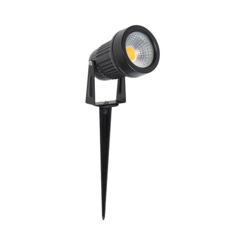 Espeto para Jardim Hager 80019 7W Bivolt 2700k Luz Amarela Preto Nordecor Iluminação