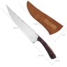 Faca Forjada Bruta Monobloco Full Tang 12' Artesanal 10mm Aço Inox 420c Churrasco - 4