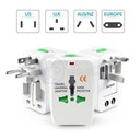 Ver imagem 1 de Adaptador Tomada Universal Padrão 150 Países Uk Europa Eua Asia Viagem Bivolt 110/220 Bivolt Aio