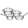Jogo de Panelas Tramontina Allegra Aço Inox Fundo Triplo 4pc 65650/326 - 1