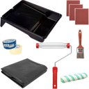 Ver imagem 1 de Rolo 23cm + Suporte Rolo 23cm + Bandeja 2,7l + 3 Lixas 120 + 3 Lixas 100 + Fita Crepe 48mmx50m + Tri