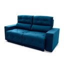 Ver imagem 6 de Sofá Retrátil/Reclinável Belga 1,80m Suede Velut com Molas no Assento