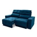 Ver imagem 7 de Sofá Retrátil/Reclinável Belga 1,80m Suede Velut com Molas no Assento