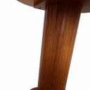 Ver imagem 5 de Mesa Lateral de Apoio em Madeira Maciça com Base Ripada Aurora