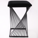 Ver imagem 2 de Banqueta Oceam Baixa 48cm em Metal Preto