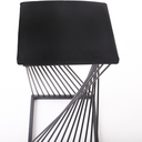 Ver imagem 4 de Banqueta Oceam Baixa 48cm em Metal Preto