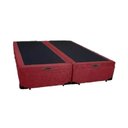 Ver imagem 3 de Cama Box Baú Queen Bipartido Vermelho 42x158x198