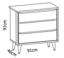 Ver imagem 5 de Jogo de Quarto para Bebê Completo 2 Portas Théo New Rosa Fosco com Natural - MoveisAqui