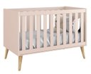 Ver imagem 2 de Jogo de Quarto para Bebê Completo 2 Portas Théo New Rosa Fosco com Natural - MoveisAqui