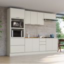 Ver imagem 1 de Cozinha Compacta 5 Peças 100% MDF com Torre Quente e Tampo para Cooktop Fineze