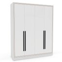 Ver imagem 4 de Guarda Roupa Casal 161,2cm com 4 Portas e 4 Gavetas 240833 Valência Politorno Móveis