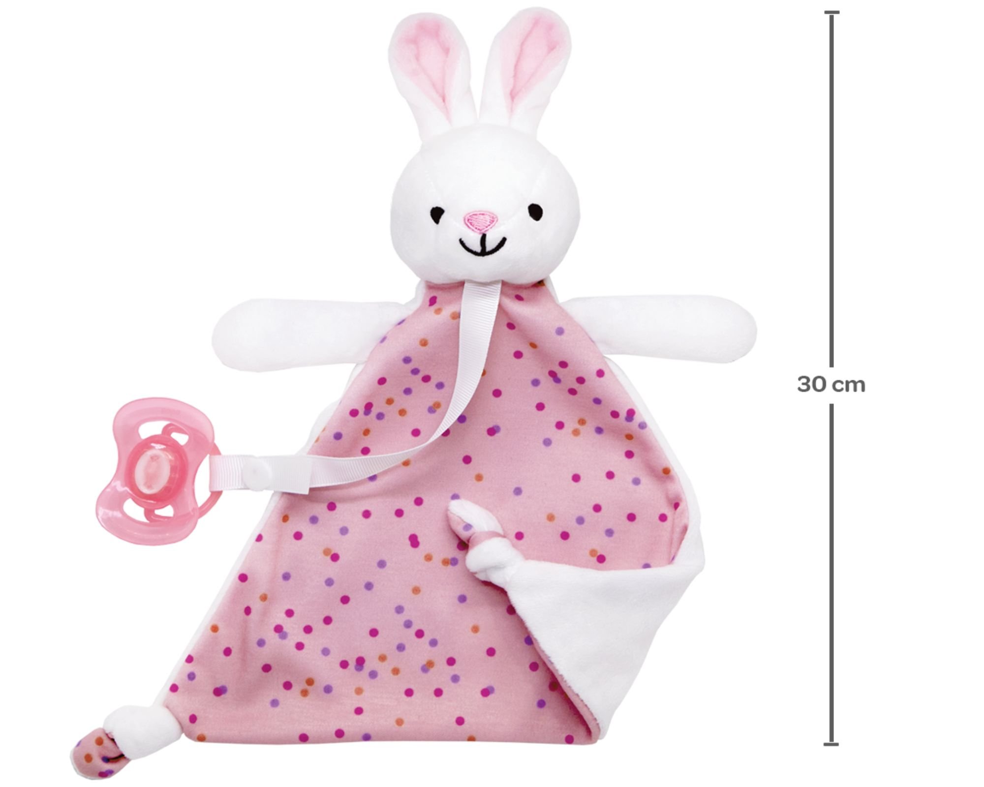 Naninha para Bebê Coelho Rosa - Buba:rosa/coelho - 3