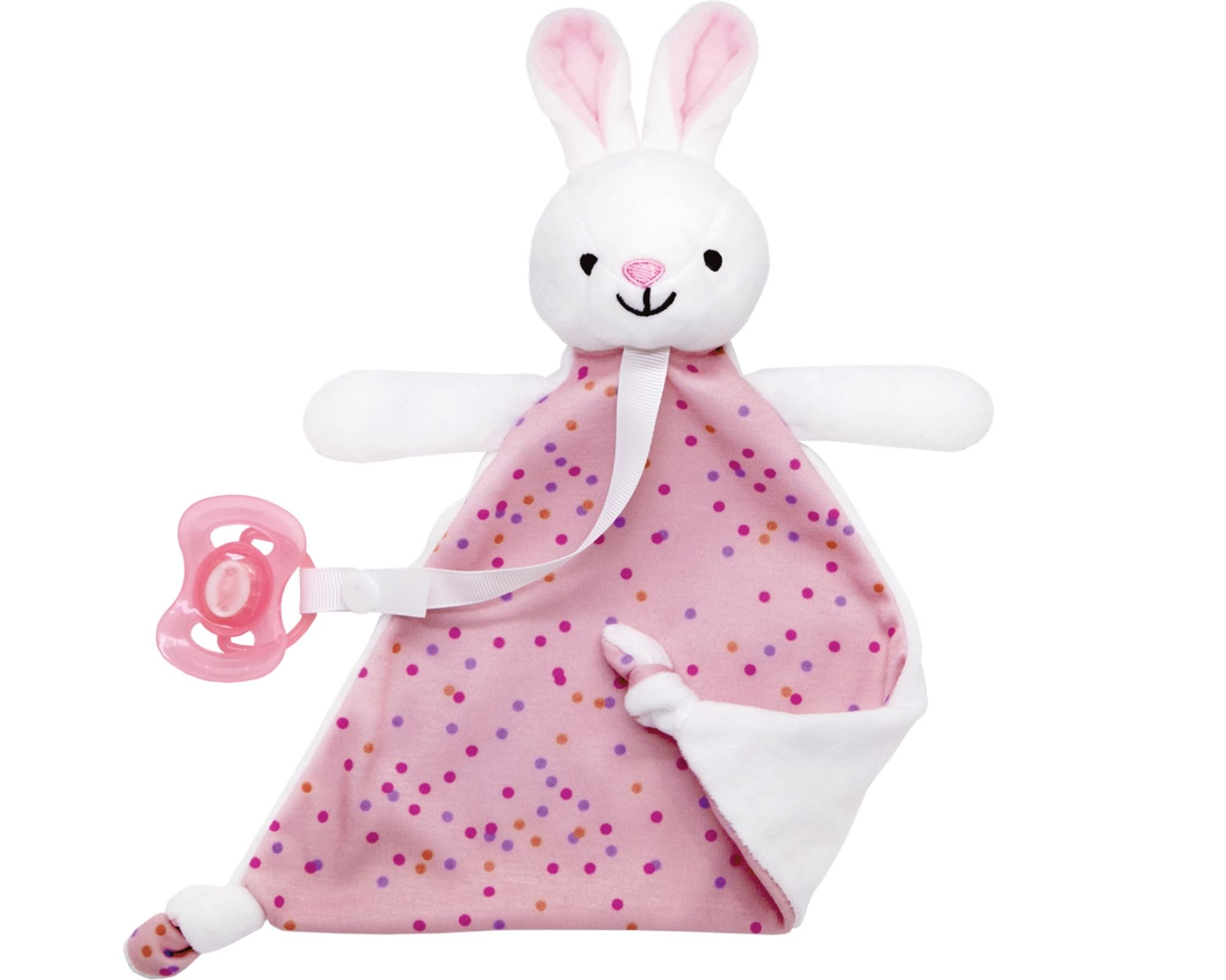 Naninha para Bebê Coelho Rosa - Buba:rosa/coelho