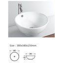 Ver imagem 2 de Cuba de Banheiro Louça Apoio Maya Branco Pex