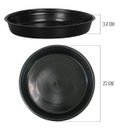 Ver imagem 2 de Kit 2 Prato para Vaso Redondo Suporte para Planta 22x3,4cm