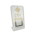 Ver imagem 4 de Expositor Qr Code Pix - Cristal com Dourado