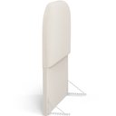 Ver imagem 6 de Cabeceira Cama Box 100cm Orgânica Lanna W01 Bouclê Creme - Lyam Decor