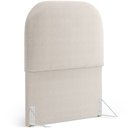 Ver imagem 1 de Cabeceira Cama Box 100cm Orgânica Lanna W01 Bouclê Creme - Lyam Decor