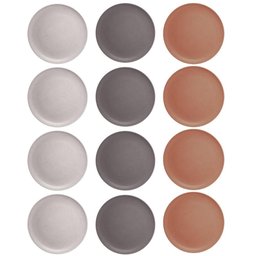 12 Pratos Rasos Fibra Pinho Pp 27cm Pine Servir Salgados Doces Festas Bar Wolff - 1 12 Pratos Rasos Fibra Pinho Pp 27cm Pine Servir Salgados Doces Festas Bar Wolff - 1