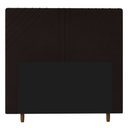 Ver imagem 1 de Cabeceira Cama Box Casal Lisboa 140cm Corano Marrom - Abmaza