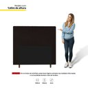 Ver imagem 4 de Cabeceira Cama Box Casal Lisboa 140cm Corano Marrom - Abmaza