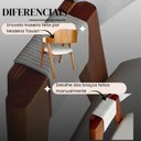 Ver imagem 4 de Poltrona/Cadeira Lux Madeira Tecido em Linho Marfim Qualidade