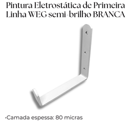 Suporte de Parede Decorativo Tipo U Multiuso Aço Resistente Gancho Moderno Mangueira Escada - 6