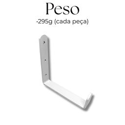 Suporte de Parede Decorativo Tipo U Multiuso Aço Resistente Gancho Moderno Mangueira Escada - 5