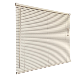 Persiana Horizontal Pvc Block Bege 160 (l) X 160 (a) Cm Lâminas Alta Cobertura e Kit de Instalação - 2