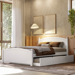 Bicama Casal de Madeira Maciça Woodstore com Cama Auxiliar - 1