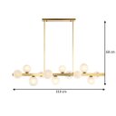 Ver mais imagens de Lustre Esfera Barra Dourada 113cm - Smart Norte