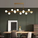 Ver imagem 6 de Lustre Esfera Barra Dourada 113cm - Smart Norte