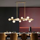 Ver imagem 5 de Lustre Esfera Barra Dourada 113cm - Smart Norte