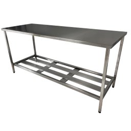 Mesa Aço Inox Profissional 170x70x90 Cm Nortinox - 1
