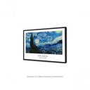 Ver imagem 1 de Quadro "a Noite Estrelada, 1889" de Van Gogh C/ Vidro Moldura Caixa Preta 84x119cm