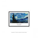 Ver imagem 5 de Quadro "a Noite Estrelada, 1889" de Van Gogh C/ Vidro Moldura Caixa Preta 84x119cm