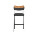 Ver imagem 6 de Kit 02 Banquetas Alta Melissa Bar Cozinha Grafite/whisky