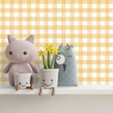 Ver imagem 3 de Papel de Parede Autocolante Xadrez Aquarela - 3 Metros