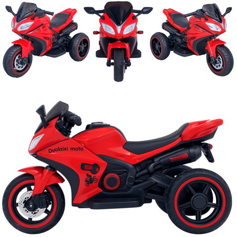 Moto Elétrica Infantil Biemme Sp Max Vermelha 12v