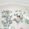 Cuba de Apoio Banheiro Lavabo Decorada Branca 40x15cm Floral - 3