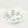 Cuba de Apoio Banheiro Lavabo Decorada Branca 40x15cm Floral - 2