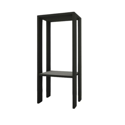 Mesa Alta Mesa de Canto Mesa de Apoio Mesa de Bebedouro Mesa Lateral Preto